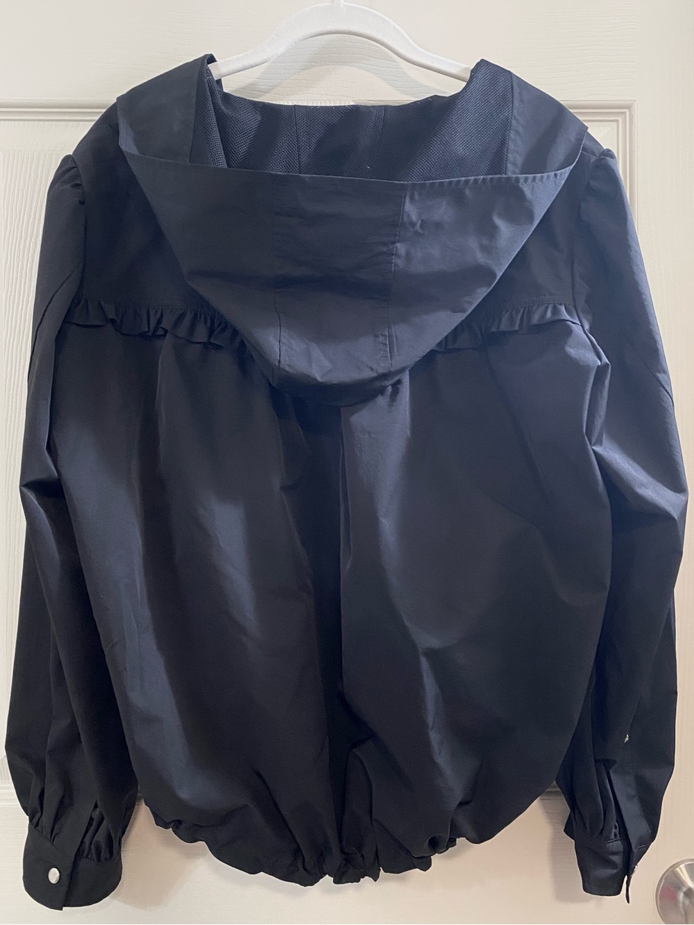O'2nd Black Ruffle-Trim Button-Front Jacket - Picture 7 of 12